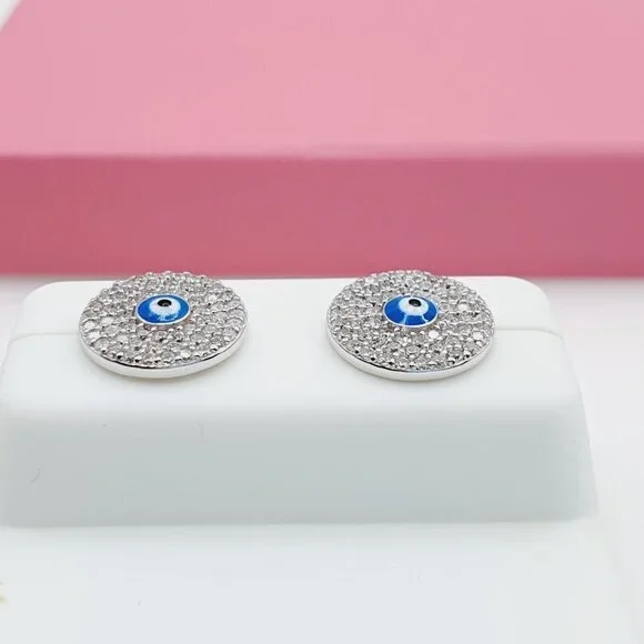 "925 Sterling Silver Cubic Zirconia Earrings, U19254552 - Picture 9 of 9